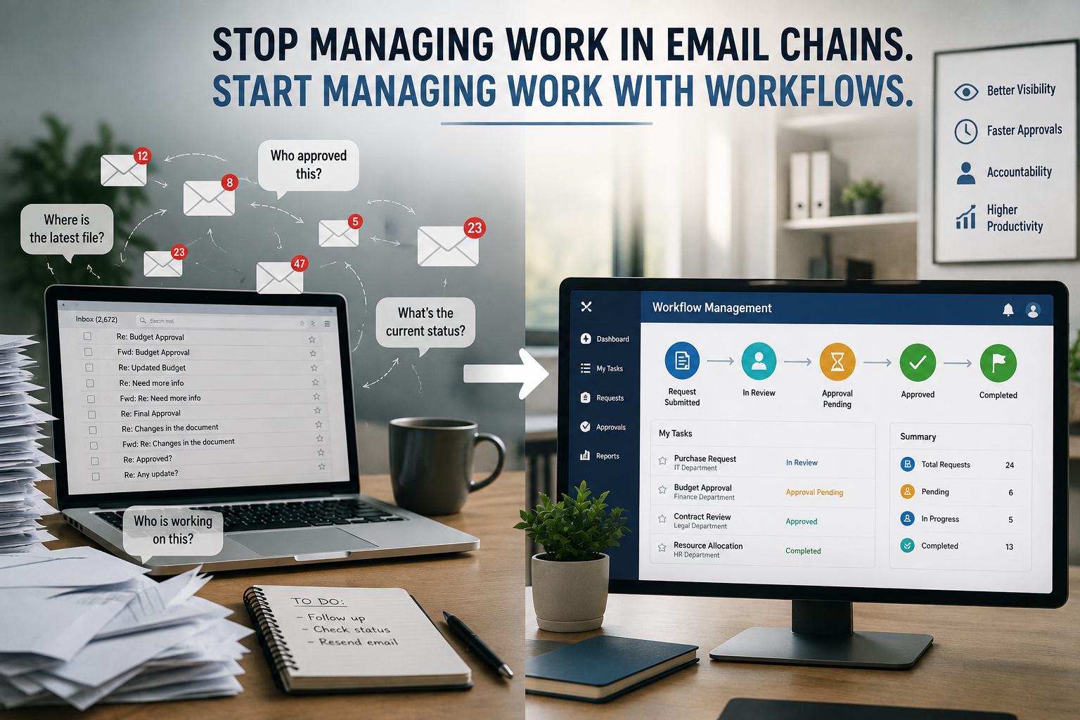 Why Businesses Should Stop Managing Important Work Through Email Chains