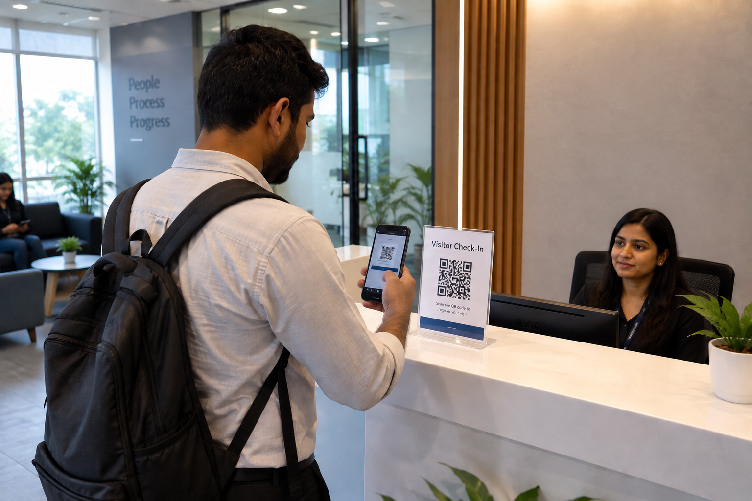 How QR Visitor Management Is Changing the Reception Experience in Modern Offices