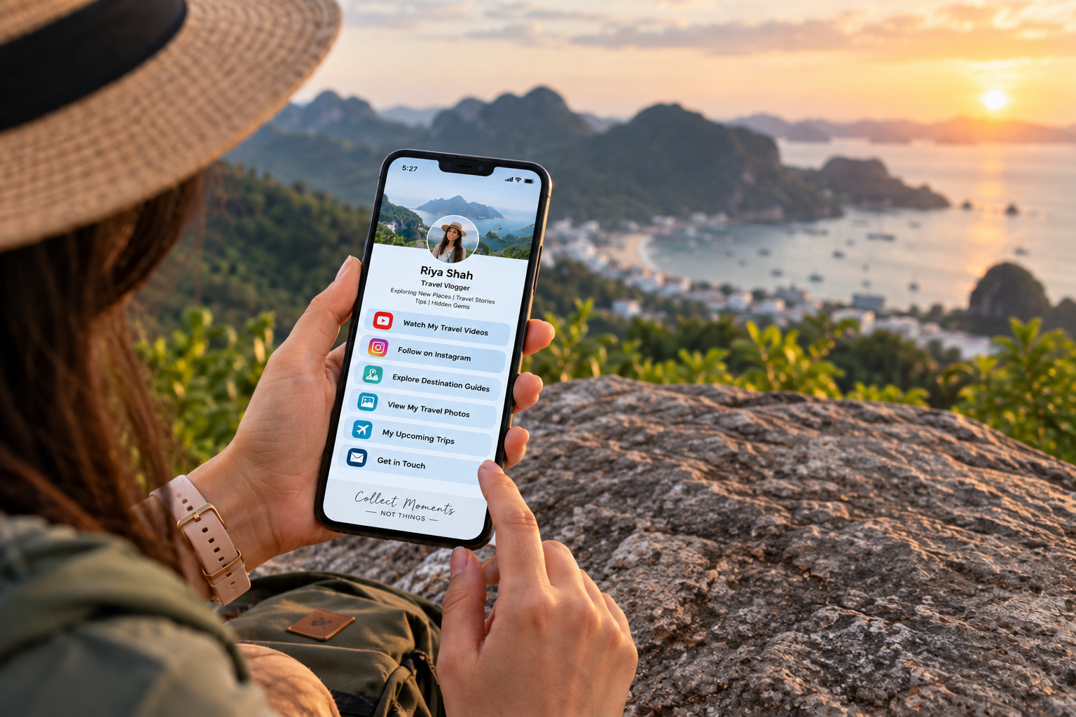 How a Digital Link-in-Bio Helps Travel Vloggers Turn Every Journey Into an Experience