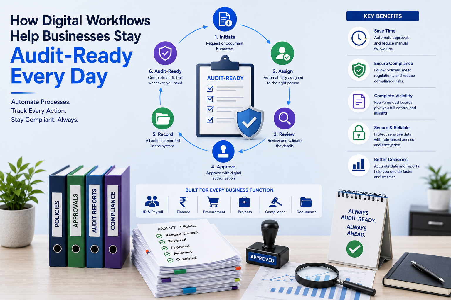 How Digital Workflows Help Businesses Stay Audit-Ready Every Day